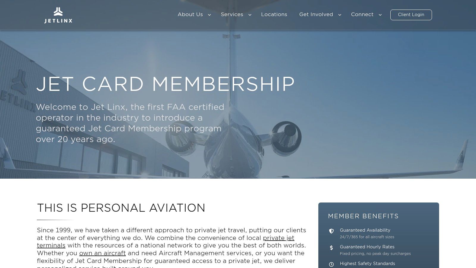 Jet Linx, Jet Card Membership