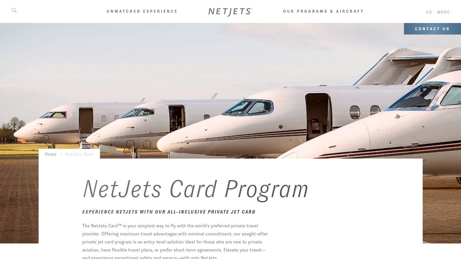 NetJets, NetJets Card