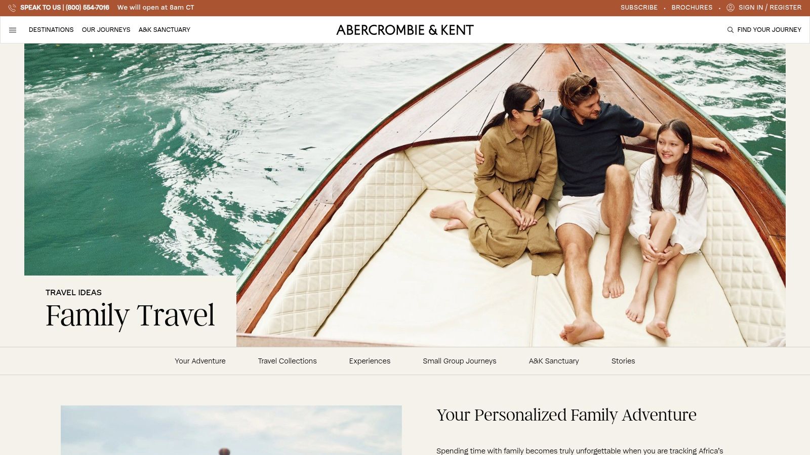 Abercrombie & Kent (Family Travel)